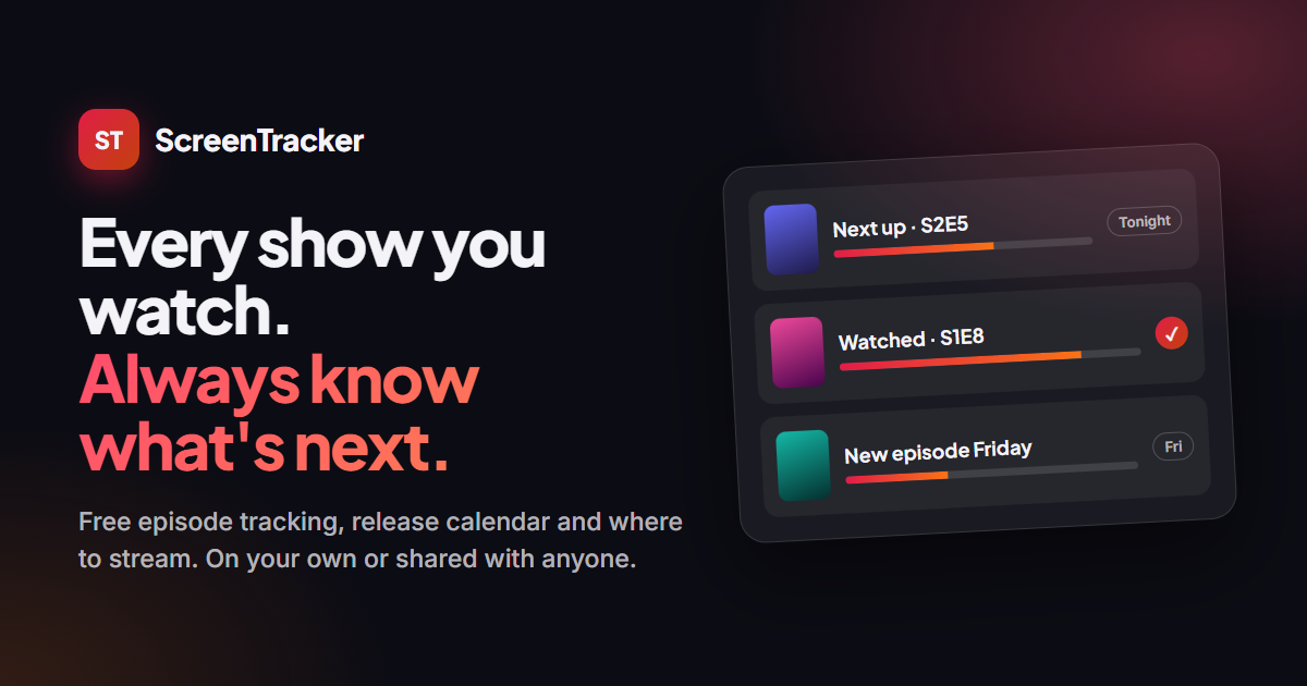 We built a TV tracker for the two of us. After years on our home server, we’re opening it to every